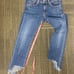 Rag & bone Chewed Hem Capri in Hampton Wash Size 31