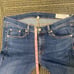 Rag & bone Chewed Hem Capri in Hampton Wash Size 31