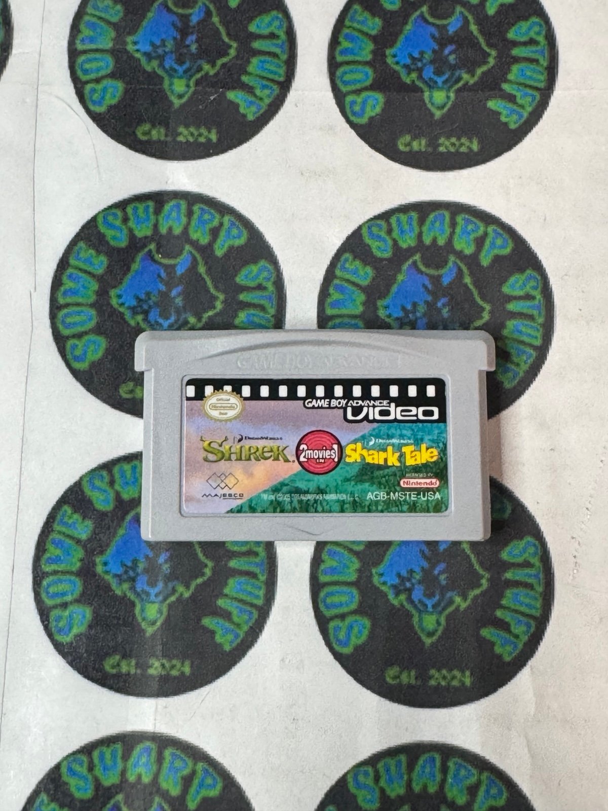 Shrek & Shark Tale Movies for Gameboy Advance