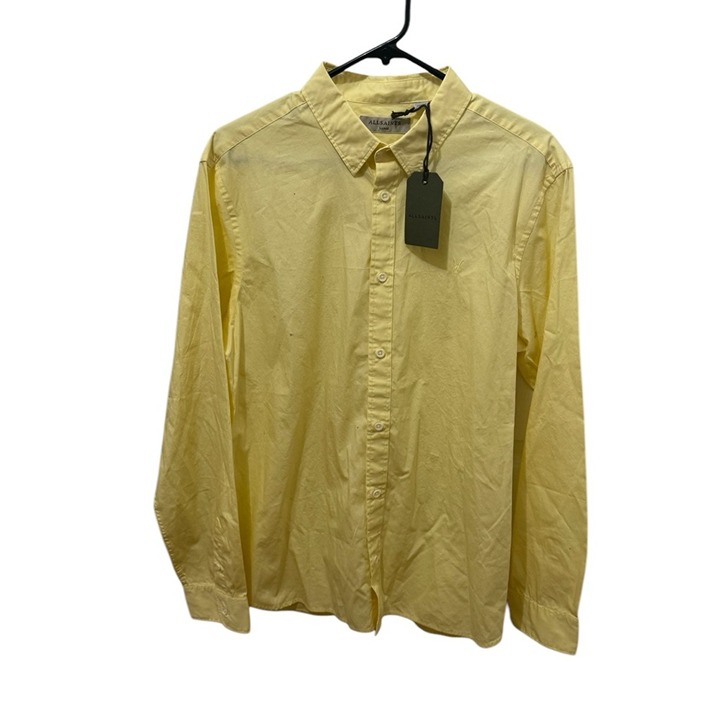 Men’s ALLSAINTS Riviera Long Sleeve Shirt Size Large.