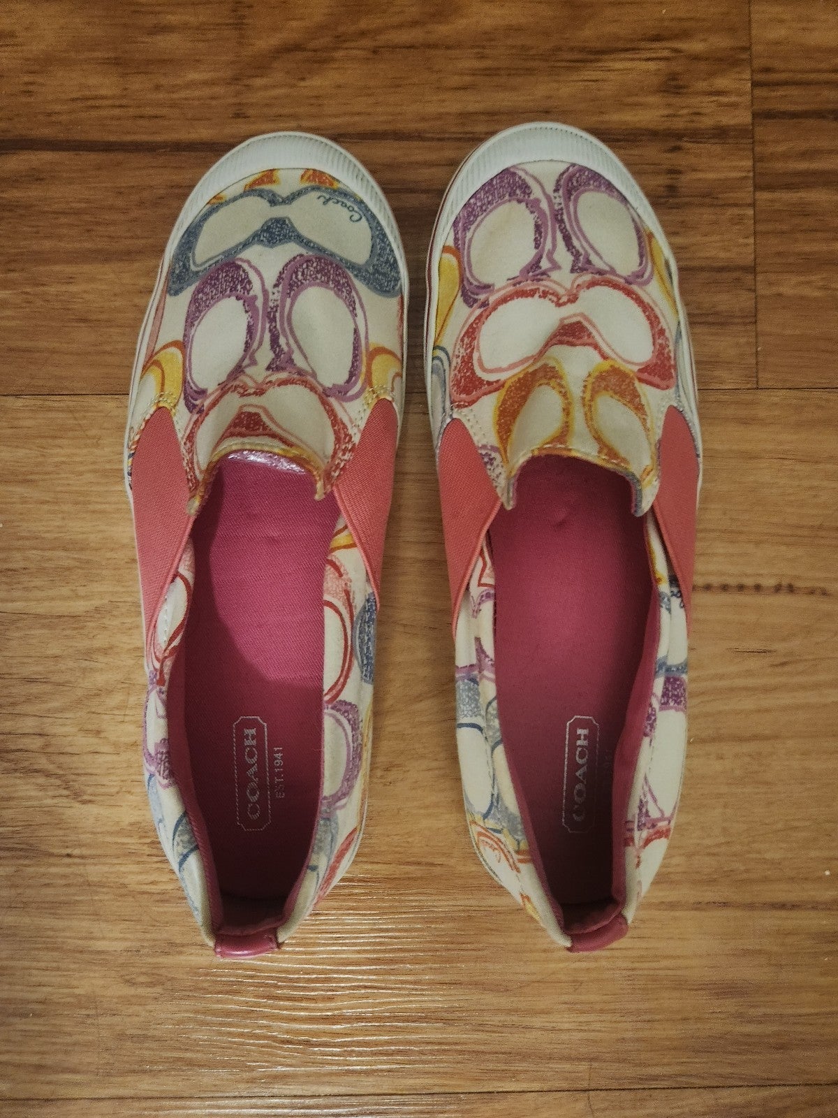 Coach Ladies Slip-On Shoes. Like New