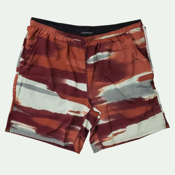 SmartWool Merino Wool Active Lined Shorts 8” Built-in Briefs Men Large, XL NWT