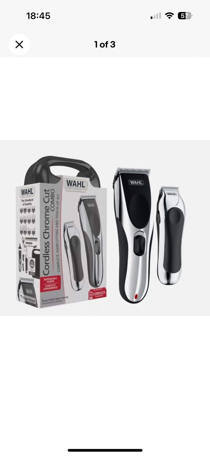 WAHL Chrome Cut Combo