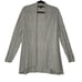 EILEEN FISHER Cardigan Women XL Linen Blend Open Front Long Sleeve Beige