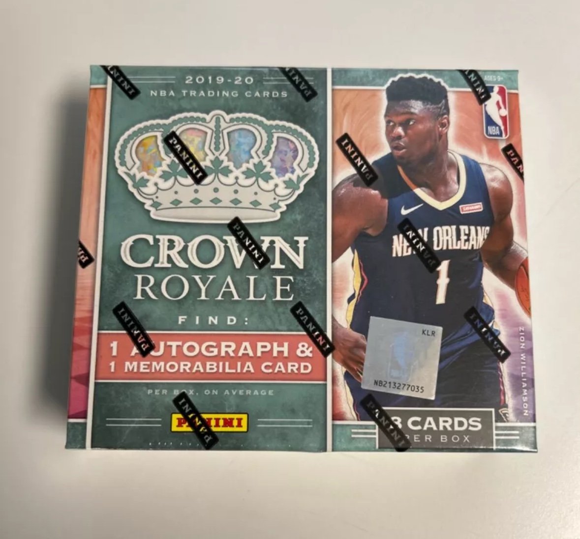 2019-20 Panini Crown Royale NBA Basketball Factory Sealed Hobby Box