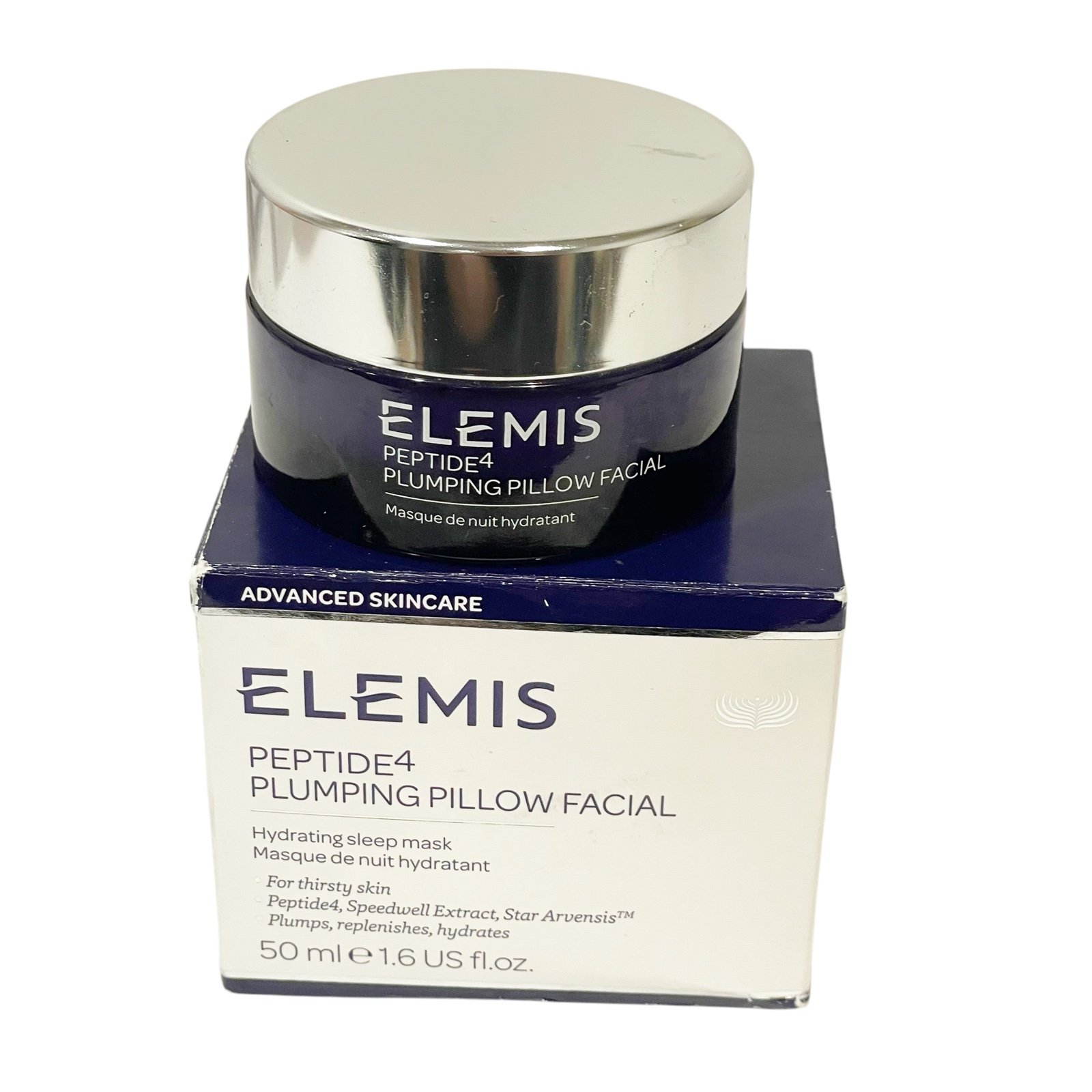 Peptide4 Plumping Pillow Facial by Elemis for Unisex - 1.6 oz Mask NEW