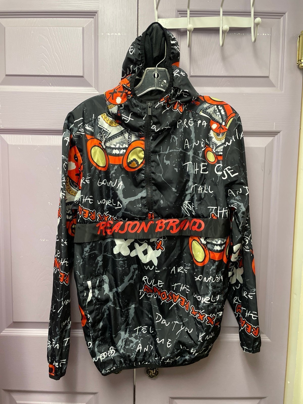 Windbreaker Medium Reason Clothing Brand