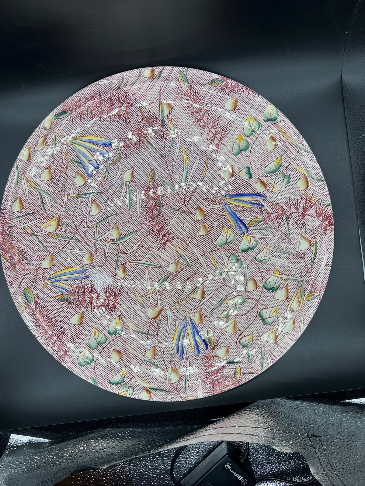 Rare 16.5” Vernon Kilns Fantasia’s Autumn Ballet Platter