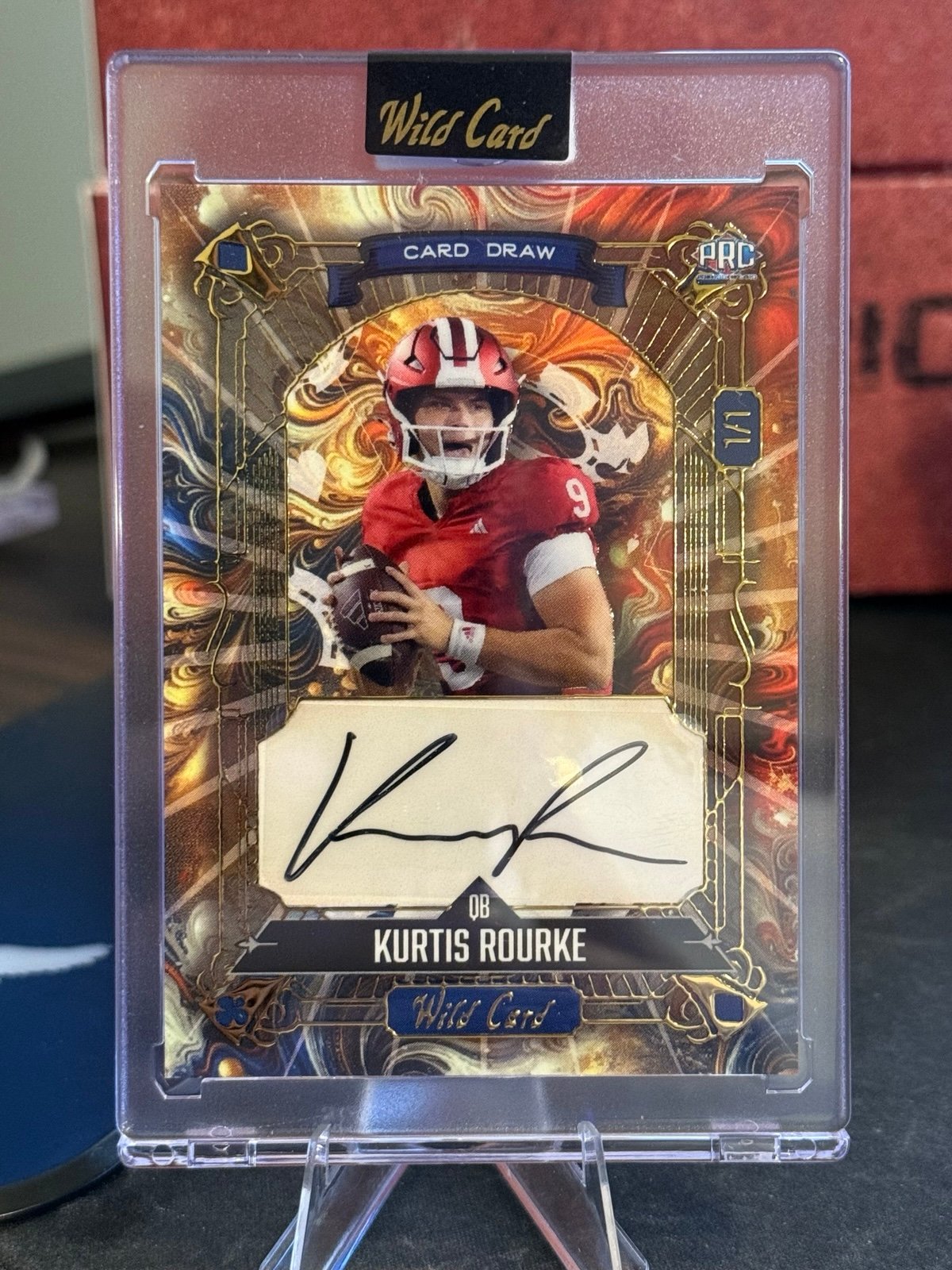 Wild Card 5 Card Draw Kurtis Rourke PRC AUTO 1/1