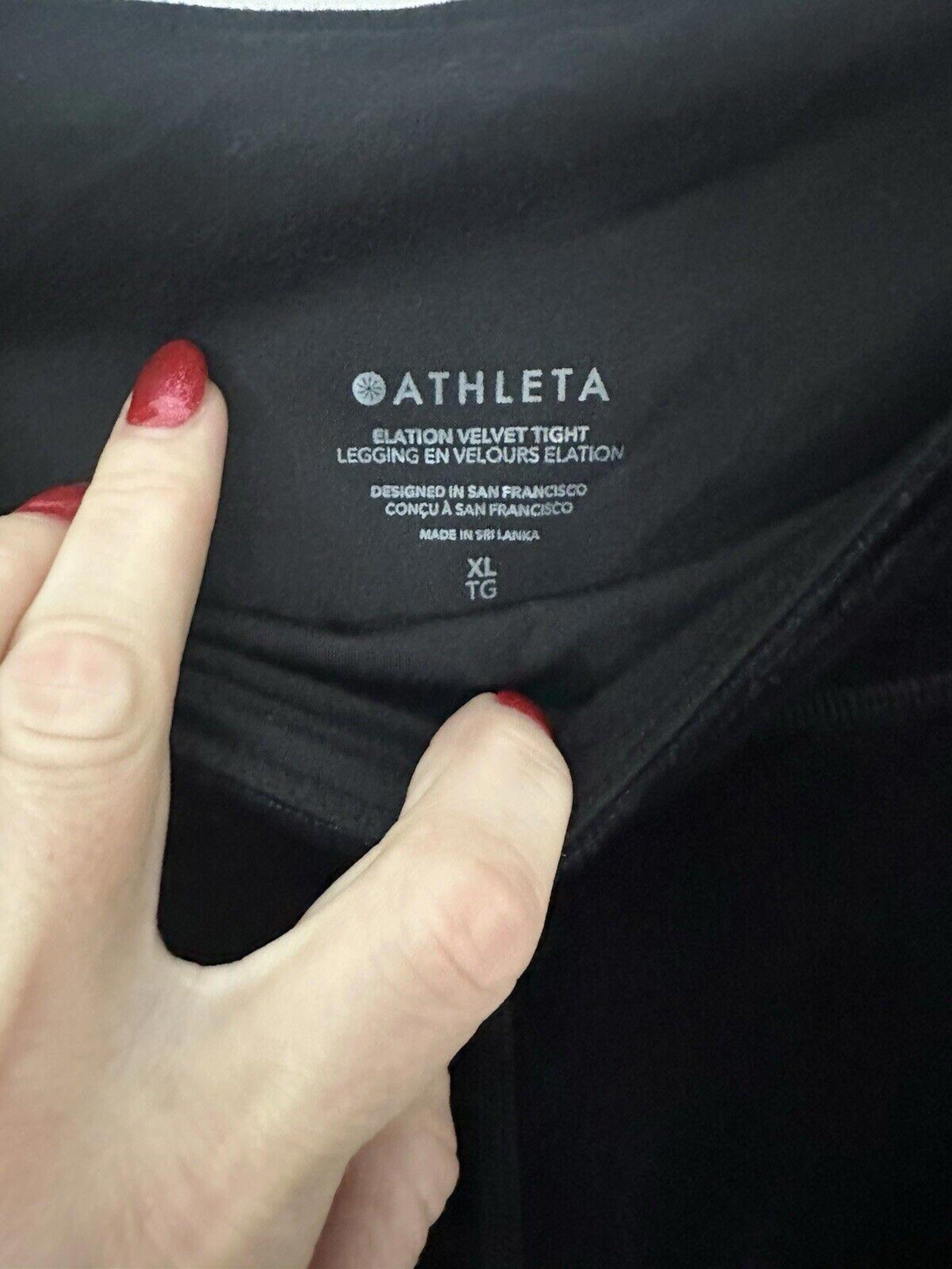 womans leggings Athleta Velvet So Cozy NWOT