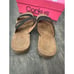 Corkys Lydia Black Leopard Grey Strappy Sandals Sz 10 Slip On Cheetah Animal