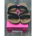 Corkys Lydia Black Leopard Grey Strappy Sandals Sz 10 Slip On Cheetah Animal