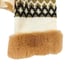 Avanlook Multicolor Faux Fur Cuff Long Sleeve Sweater