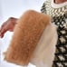Avanlook Multicolor Faux Fur Cuff Long Sleeve Sweater
