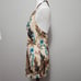 Wet Seal y2k beige floral sheer halter neck tank size large