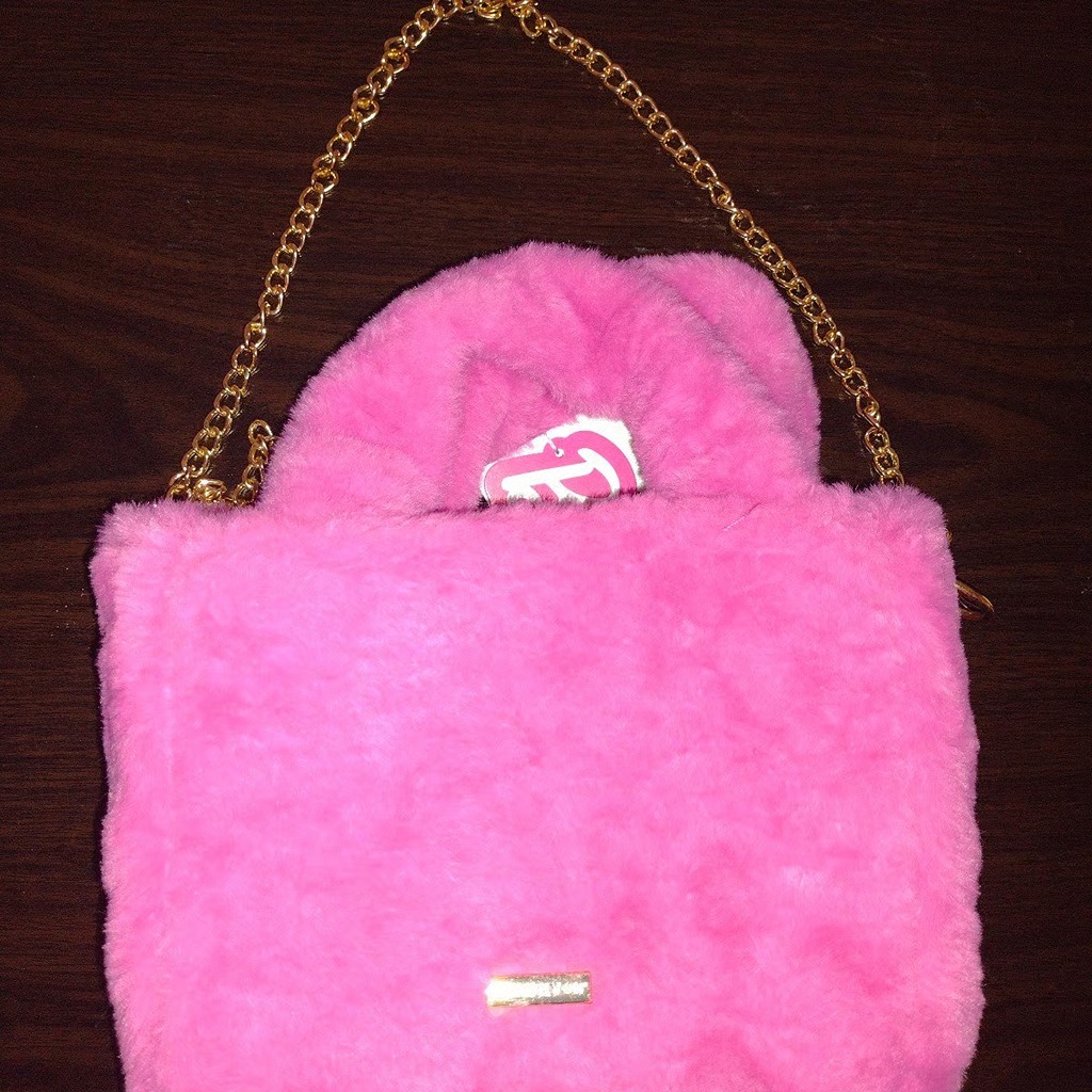 Barbie Fuzzy Pink Purse