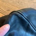 Gap 100% leather Black laptop briefcase saddlebag