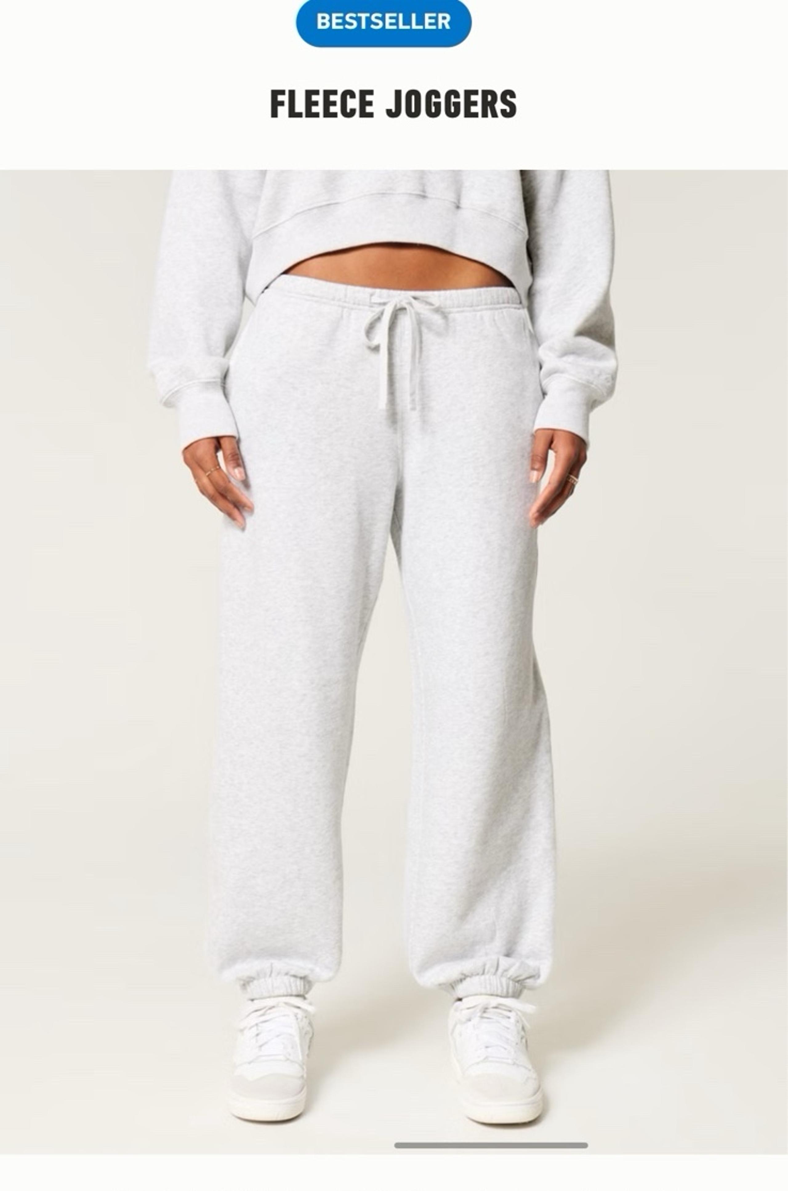 Hollister fleece joggers XXS short