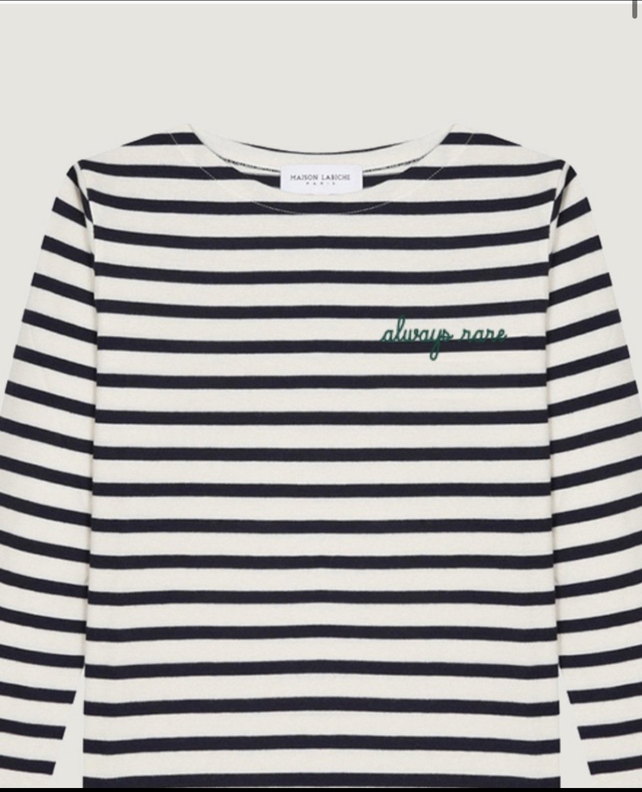 MENS PERSONALIZABLE LONG SLEEVED COLOMBIER SAILOR SHIRT