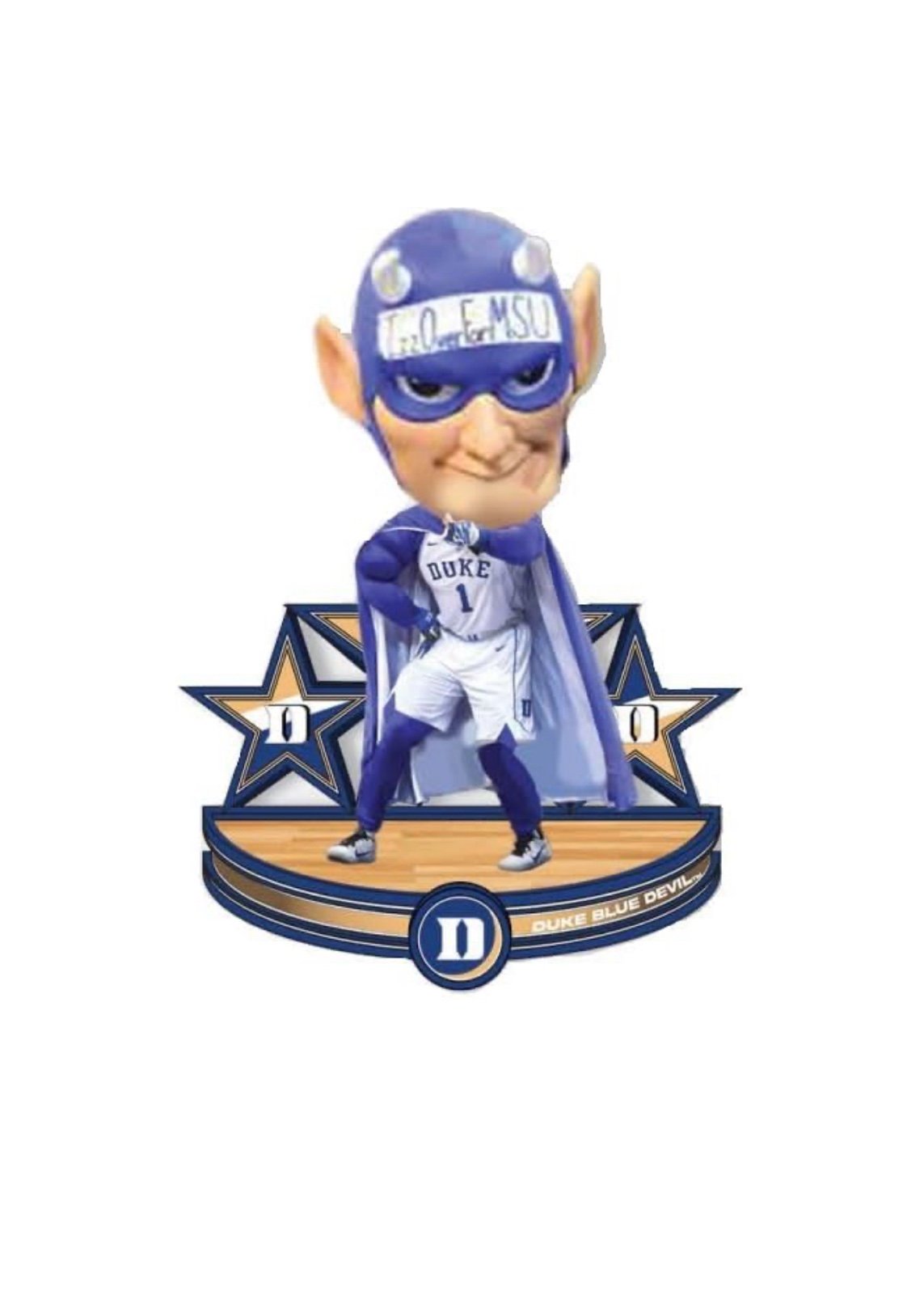 Duke Blue Devils Mascot Bobblehead - NEW IN BOX