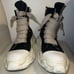 45eu Rick Owens drkshdw jumbo lace abstract ramone high top shoe
