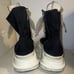 45eu Rick Owens drkshdw jumbo lace abstract ramone high top shoe