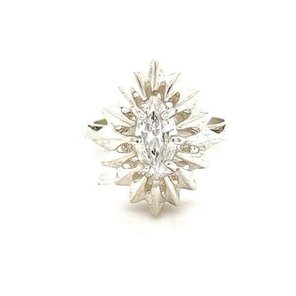 Gorgeous Sterling Silver KABANA CZ Ring