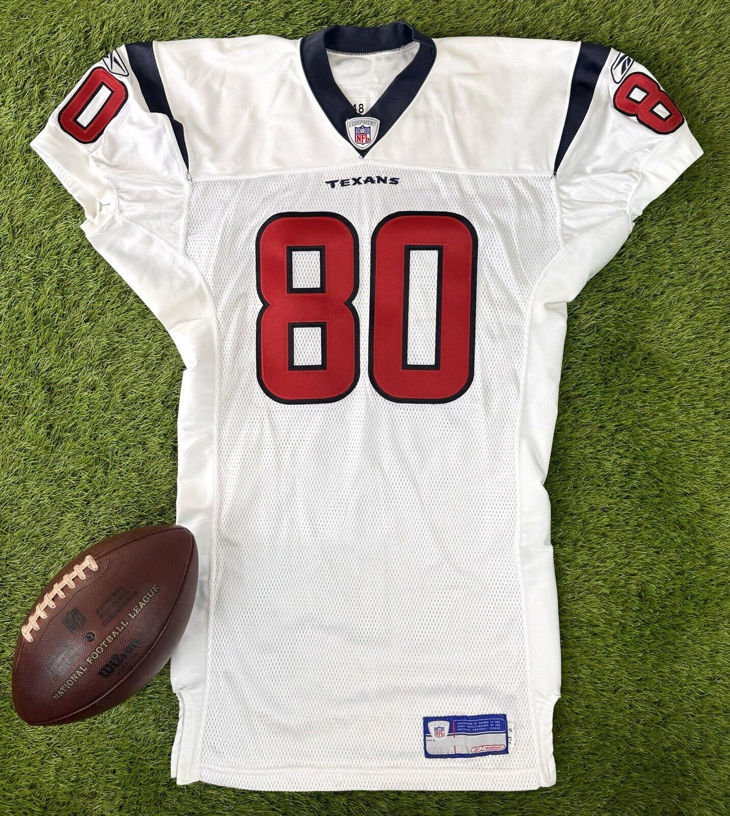 Andre Johnson Houston Texans Team Issued NFL Football Jersey 2003 Rookie Vintage
