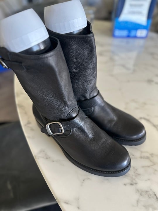 Frye Veronica Moto Boots - Size 10 -Black