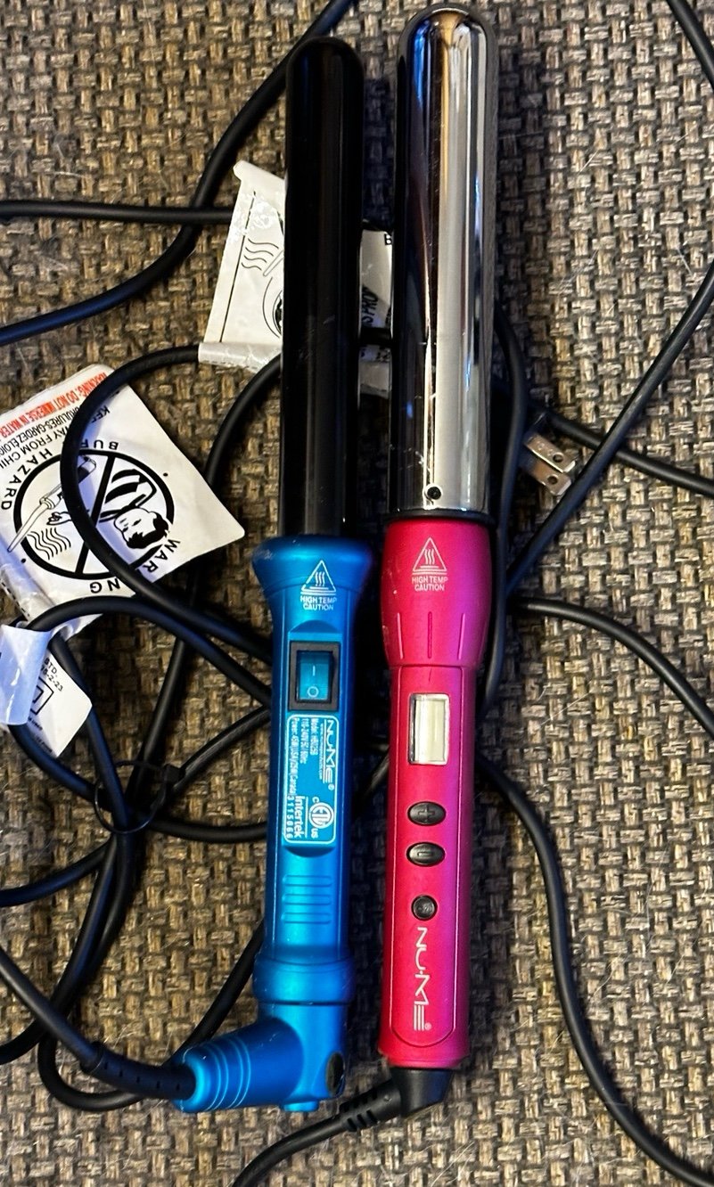 Curling iron wands NUME . Used once