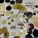 Vintage Button Lot in 1940’s Bisquit Tin Over 350 Pieces