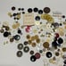 Vintage Button Lot in 1940’s Bisquit Tin Over 350 Pieces