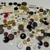 Vintage Button Lot in 1940’s Bisquit Tin Over 350 Pieces