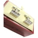 Banana Republic Kenneth Roberts Cufflinks Polished Stainless Steel Rectangle IOB