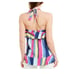 Parker Striped Ruffled Halter Tank Top M