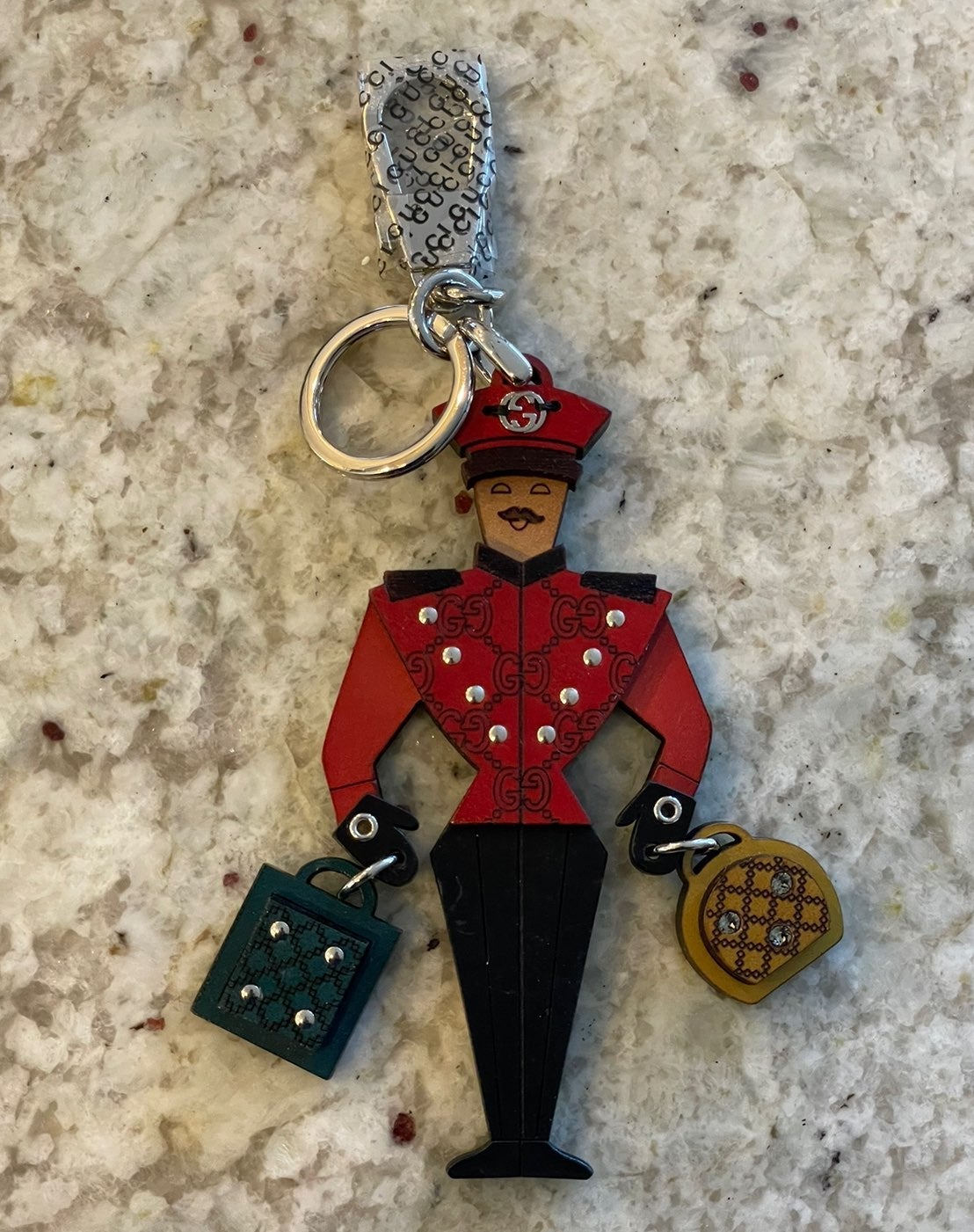 Genuine Gucci Bellman key ring $375