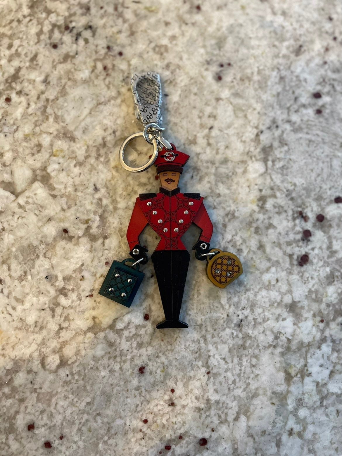 Genuine Gucci Bellman key ring $375 - detail