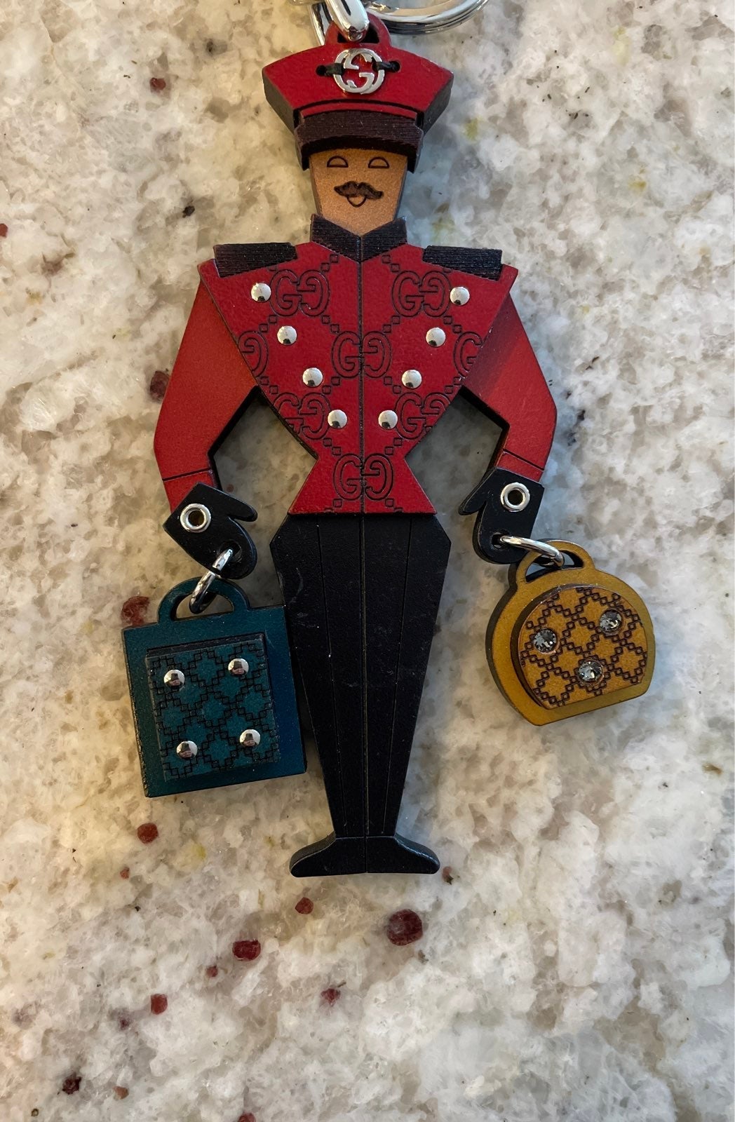 Genuine Gucci Bellman key ring $375 - detail