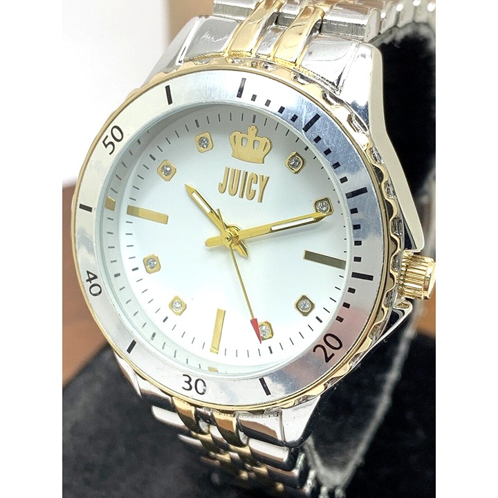 Juicy By Juicy Couture Women's Watch JC/5021 Quartz White Dial Two Tone Steel