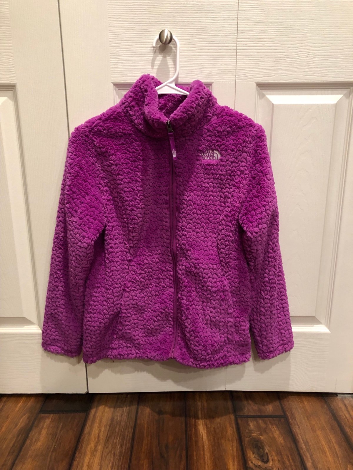 The North Face Laurel Purple Fleece Jacket CRV8 Sz 14/16 Large