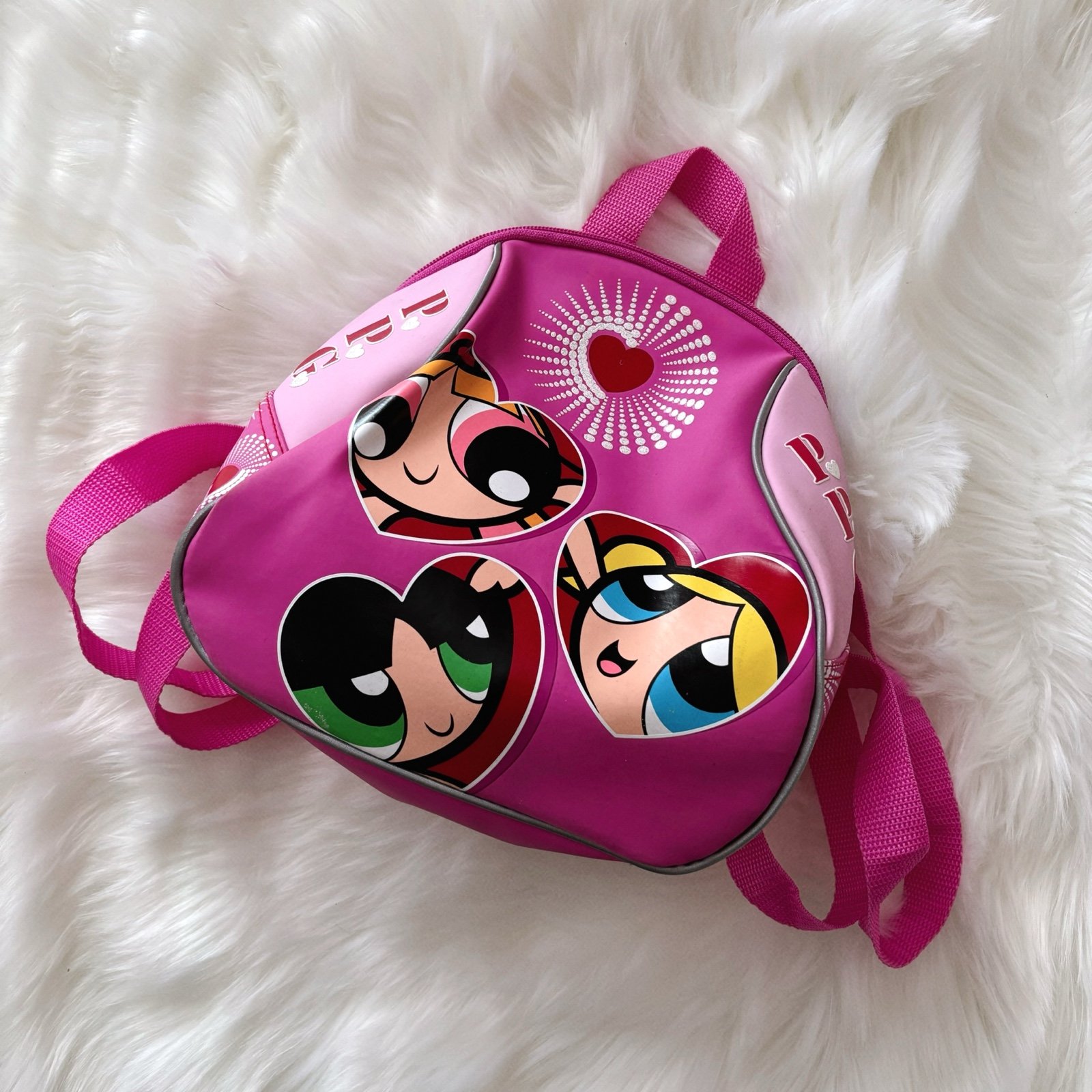 2002 y2k power puff girls small backpack