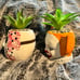 Horror Jason and Pennywise Faux Plant Planters