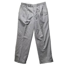 Ralph Lauren LRL Dress Pants Mens 36x30 120s Cashmere Cuffed Trouser Pleated