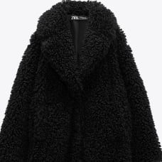 Zara Faux Fur Teddy Jacket