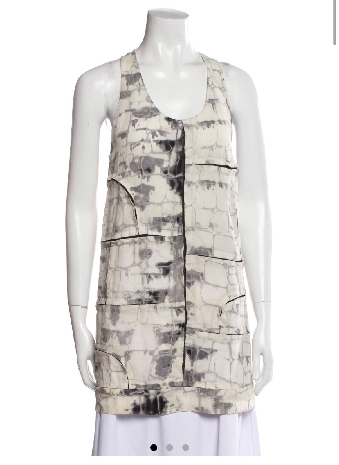 Alexander wang silk tunic XS