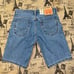 Levi'S NWT! Mens 405 Blue Medium Score Straight Fit 10 Inseam Jean Shorts