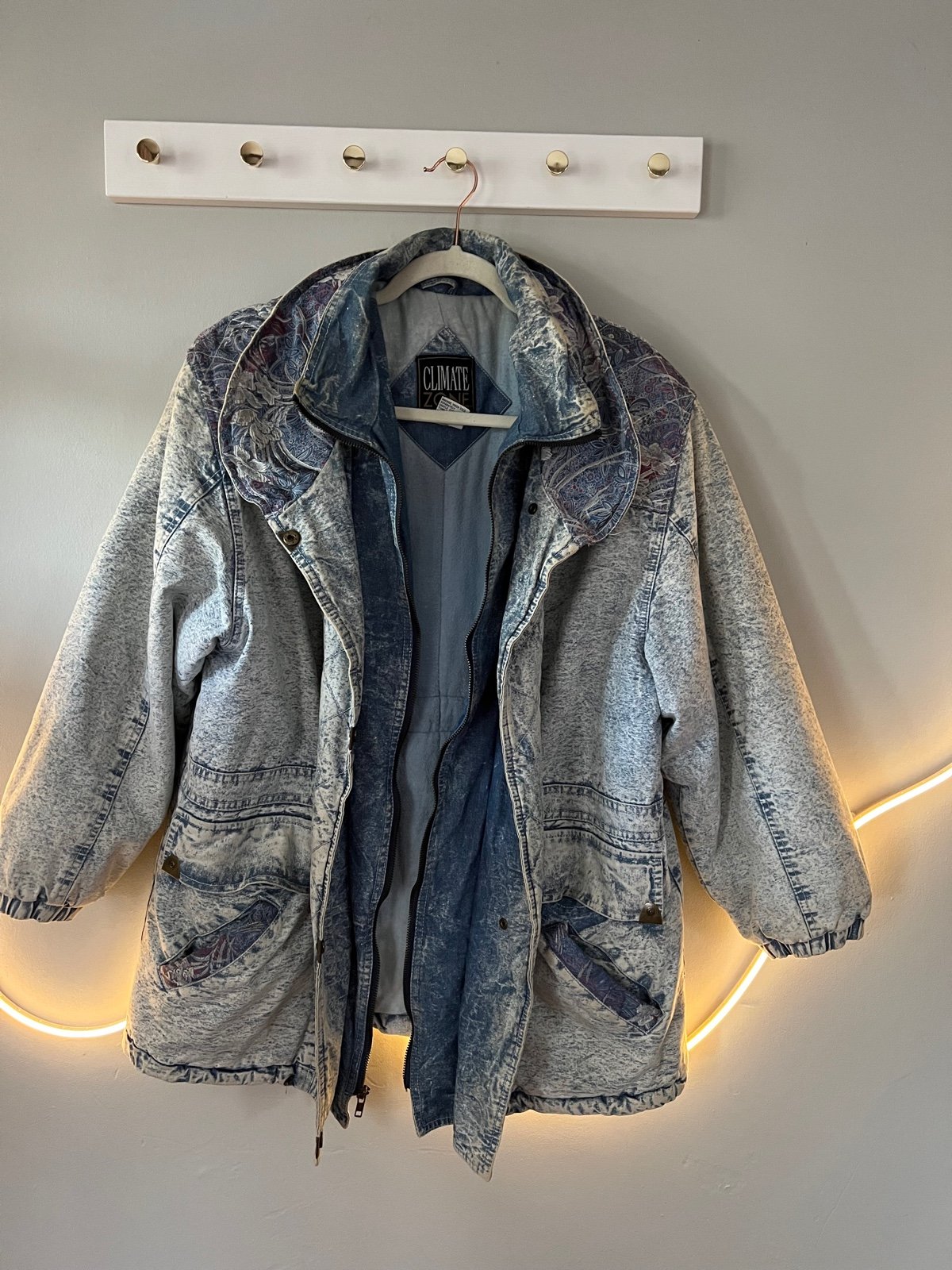 80s Acid Wash Jean Jacket