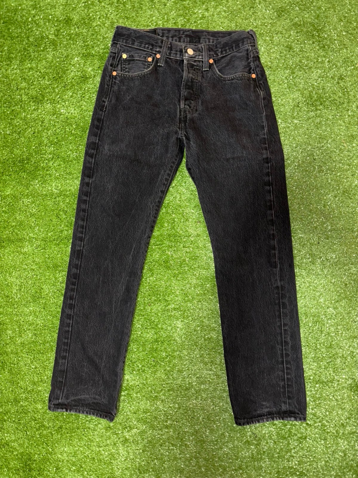 Levi 501 Black Denim Jeans 29/30