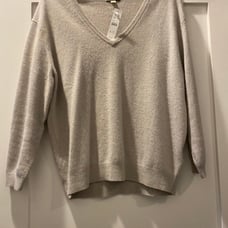 J.crew 100% cashmere grey sweater