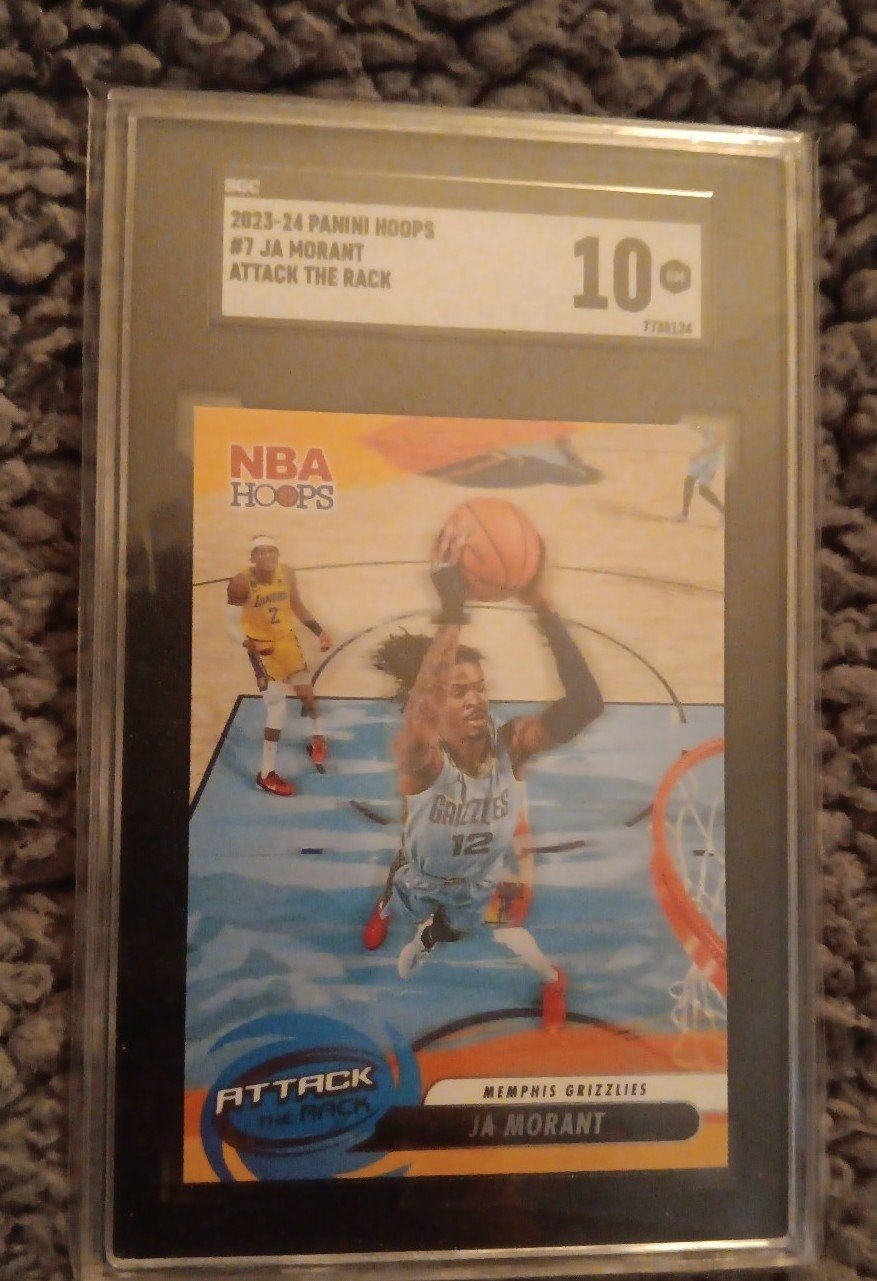 [SGC 10] 2023-24 Panini NBA Hoops Attack the Rack #7 - Ja Morant